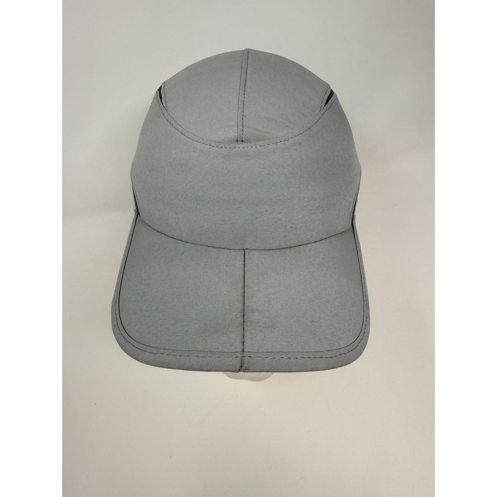 REI Foldable Bill Lightweight Running Hiking Adjustable Strap Back‎ Hat Cap Gray